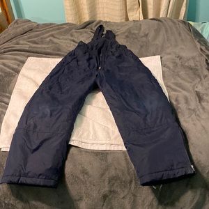 Athletic works girls size (10-12) navy blue snow pants